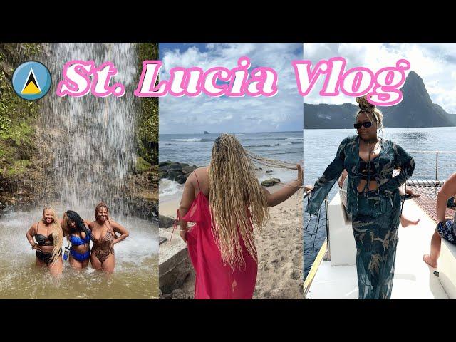 St. Lucia Travel Vlog- I FELL OFF A JET SKI