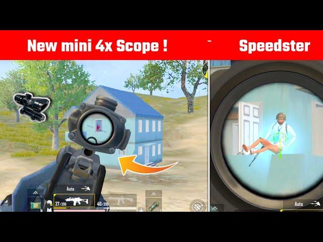 New mini 4x Scope in Pubg mobile Lite | Gameplay By - Gamo Boy