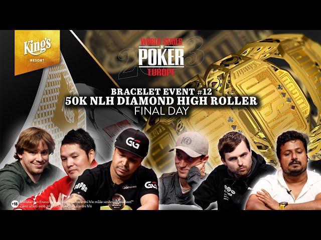 Final Table of €50K WSOPE Diamond High Roller  | 2023