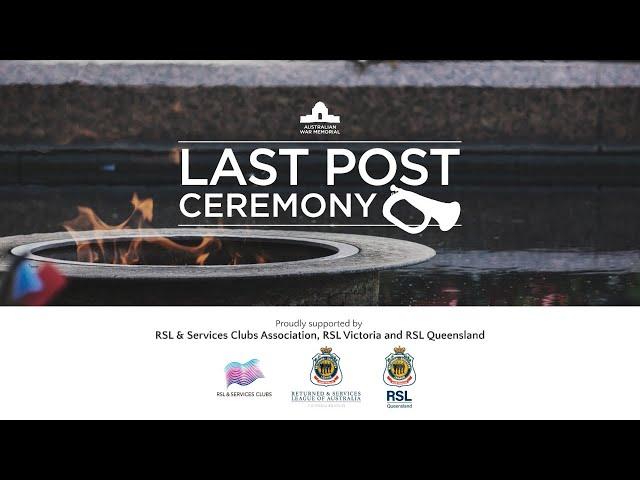 Last Post Ceremony: Private William Stewart McGhee - 28 November