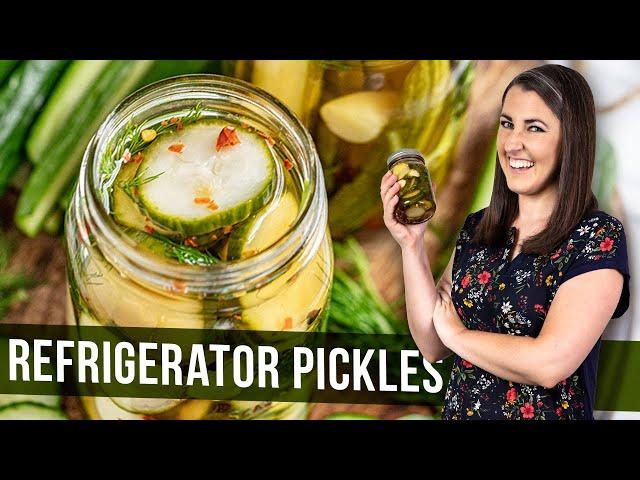 Easy Overnight Refrigerator Pickles