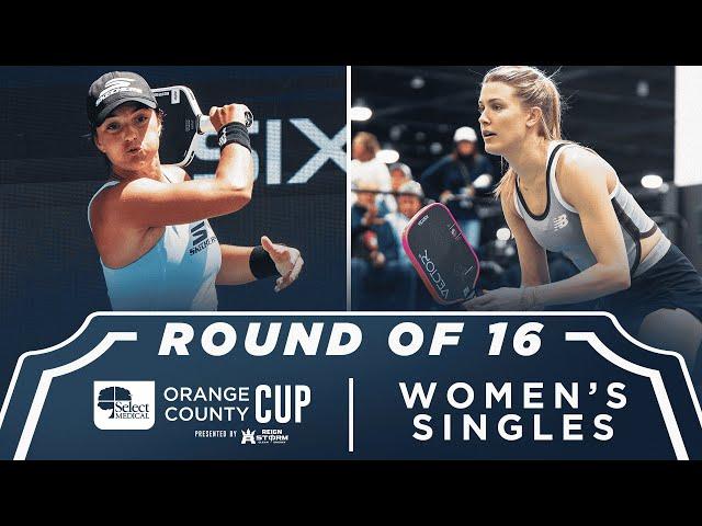 Catherine Parenteau v Genie Bouchard at the Select Medical Orange County Cup