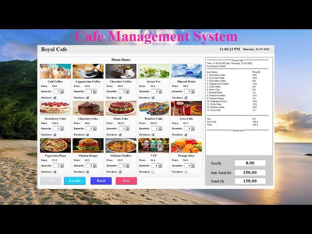 Cafe Management System Project | Java Swing | NetBeans