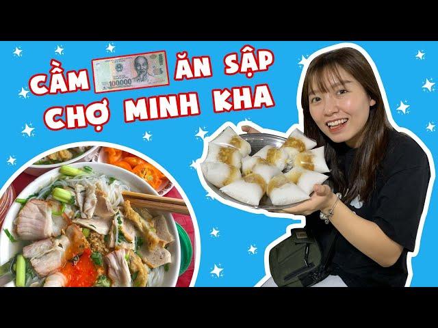 Cầm 100K Ăn Sập Chợ Minh Kha Hải Phòng | Pít Ham Ăn