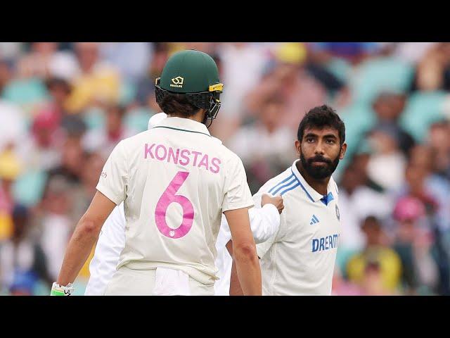 Bumrah fires up with final-ball wicket in spicy ending | Australia v India 2024-25