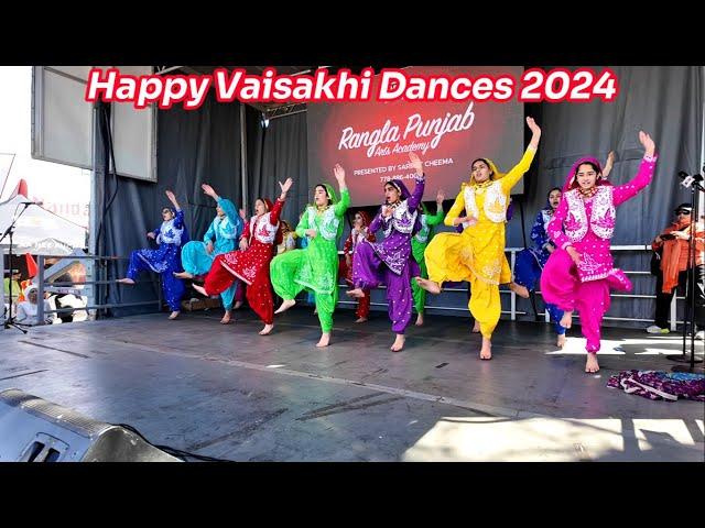 Happy Vaisakhi Day Indian Punjabi Dances 2024 Vancouver