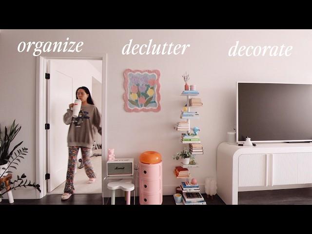 cozy vlog: declutter, redecorate & slow down with me | cleaning my space as I clear my mind ⊹ ࣪ ˖