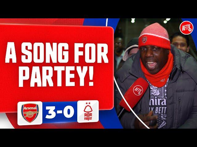 A Song For Partey! (Belgium) | Arsenal 3-0 Nottingham Forest