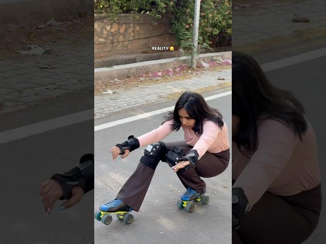 Expectation vs Reality #skating #ootd #fitness