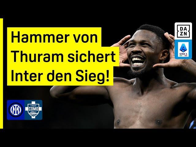 Como verzweifelt an Sommer! Thuram sichert Sieg: Inter – Como | Serie A | DAZN Highlights