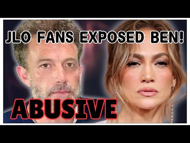 The Dark Side of Ben Affleck Exposed by JLO Fans| JLO fans ATTACK BEN AFFLECK!