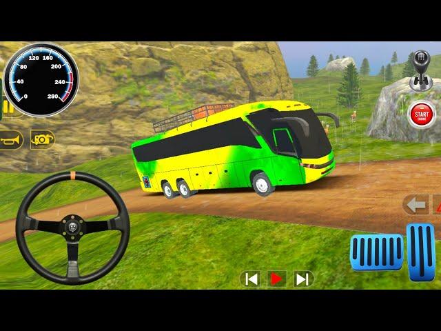 New Offroad Coach Bus Simulator India - Bus Driving Game Simulator 2025 - Gameplay In Android