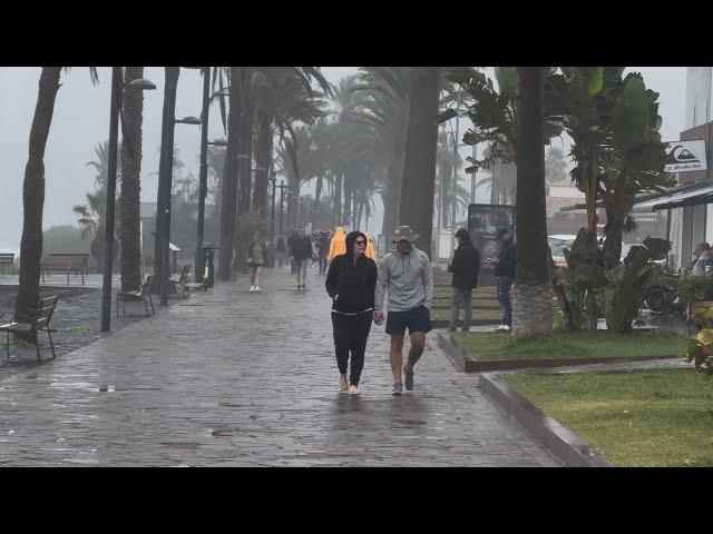 AWFUL WEATHER & STORM in Tenerife- Rain & Cooler Temperatures- still beats the UK? ️ Las Americas!