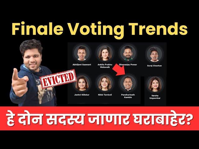 Bigg Boss marathi 5 Finale voting trends