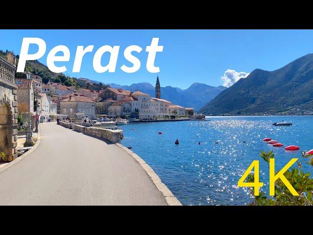 Perast Montenegro ️March 2024 Walking Tour - with Captions