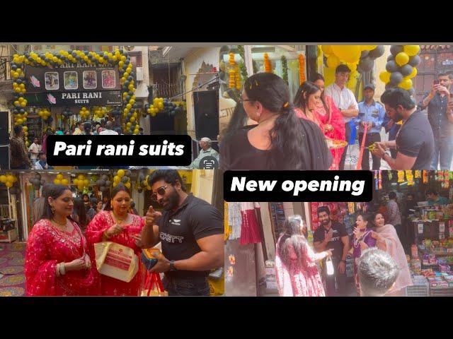 Kal gaya mai pari rani suit ki opening mai️itna jada pyar milakon kon mila vha par️