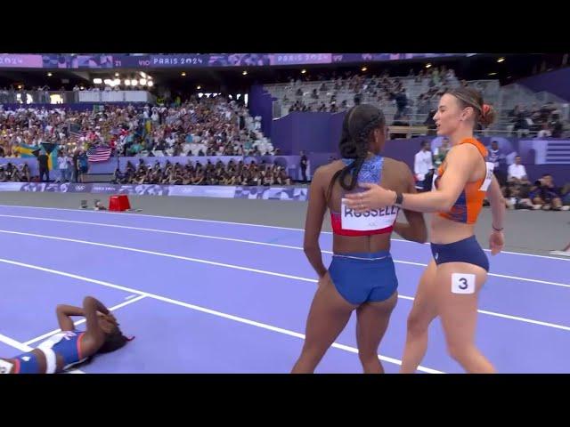 Women's 100m Hurdles Final, Paris 2024 Olympics #masairussel #sambamayela #olympics2024