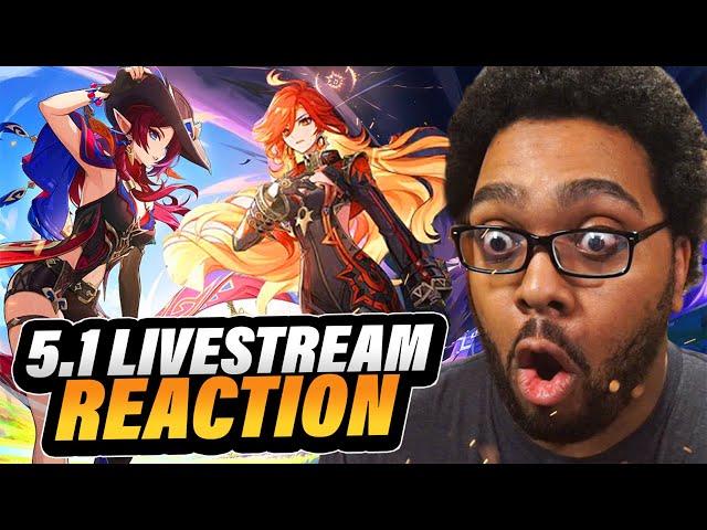 THIS GENSHIN IMPACT UPDATE IS DRAMATIC | 5.1 LIVESTREAM REACTION