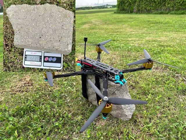 Dolphin RC 9-10 inch Drone Load 4.3kg 6km Test flying distance 6S 1.2/1.3G FPV Racing RC 3115motor