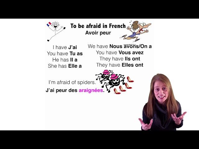 How to say 'I'm afraid' in French including colloquial expressions