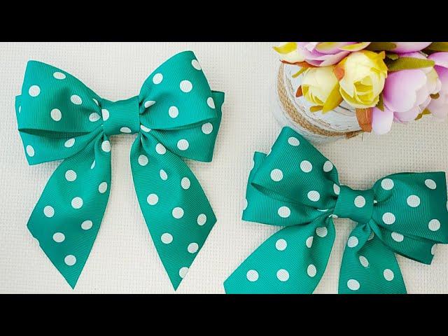 How to make boutique hair bows - Hair bow holder - How to make hair bows for girls -  - #4