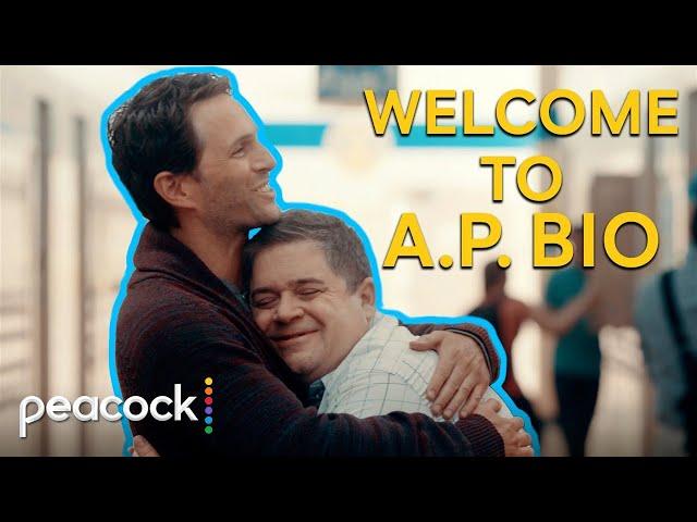 A.P. Bio | First Five Minutes of Season One | Jack Griffin Crashes Straight Into School