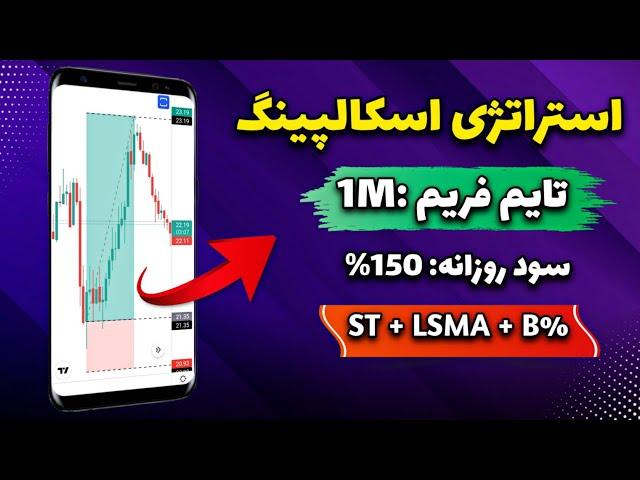 استراتژی اسکالپینگ بورسیکس تایم فریم یک دقیقه | روزانه بالای 150 درصد بازدهی