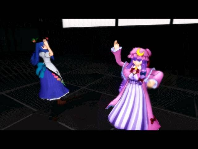 World's End Dance Hall: Tenshi and Patchouli