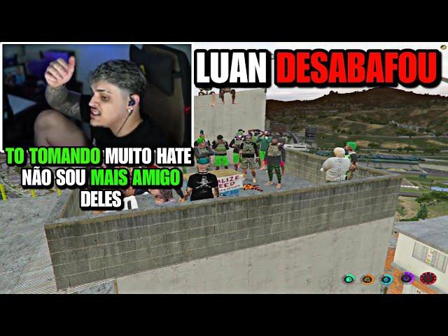 LUANZ7 DESABAFOU APÓS TOMAR MUITO HATER DO CHAT VEJA  | GTA RP