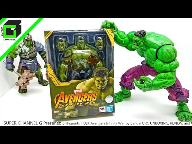 SHFiguarts HULK Avengers Infinity War action figure by BANDAI (URC) UNBOXING, REVIEW, and COMPARE