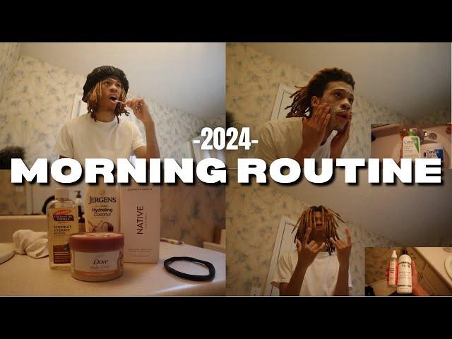 My 2024 MORNING ROUTINE | Healthy Habits All Year | Skin + Hair + Body | *Smell Good All Day*