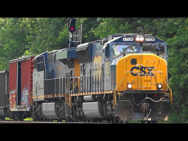  2 Hours of CSX, NS, MARC & Amtrak Train Videos with some 70MAC's 