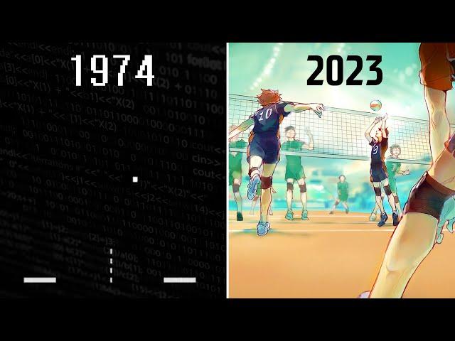 Evolution of VOLLEYBALL Video Games (1974-2023)