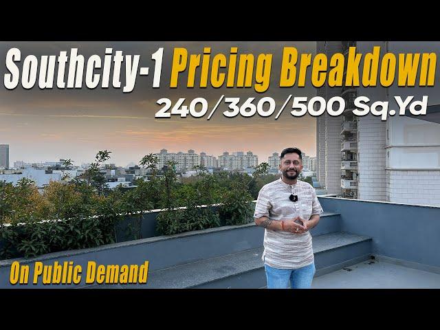 South City Pricing Breakdown | Builder Floors | Realtors Next Door