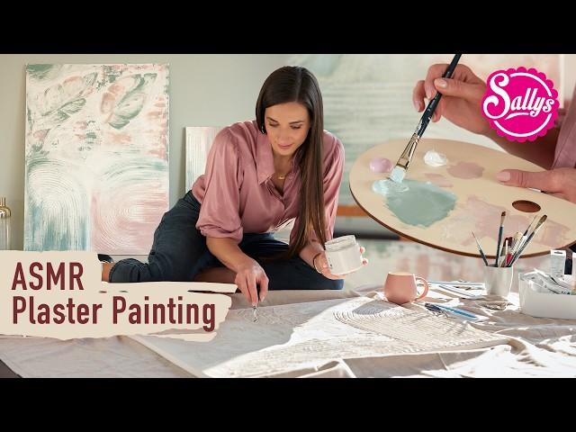 ASMR DIY Plaster Painting | For Sleep - No Talking