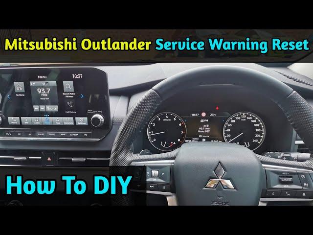 Mitsubishi Outlander 2022 Service Due Reset - How To DIY