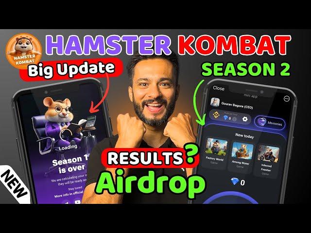 Hamster Kombat Season 2 is Out | Hamster Kombat Season 1 Results | Hamster Kombat Withdrawal Now