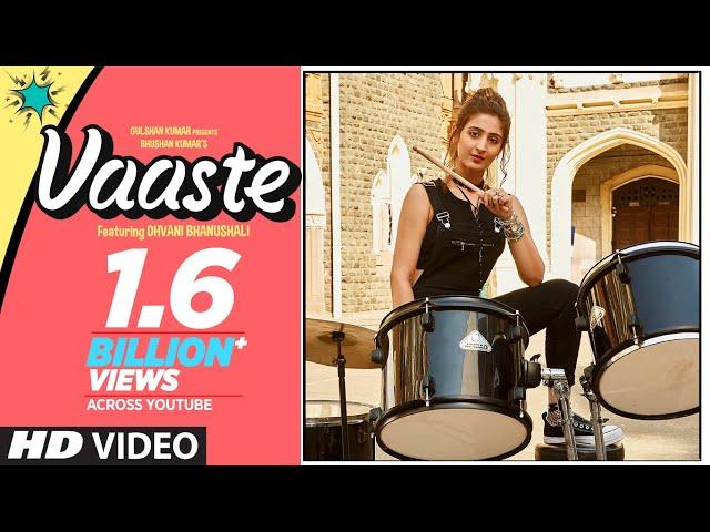 Vaaste Song: Dhvani Bhanushali, Tanishk Bagchi | Nikhil D | Bhushan Kumar | Radhika Rao, Vinay Sapru