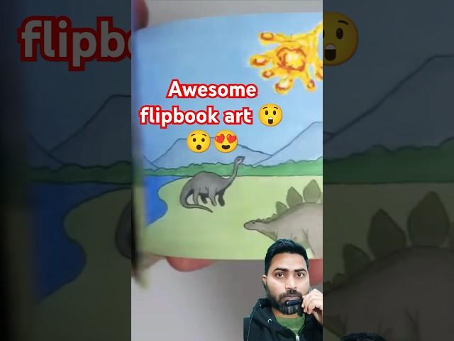 Awesome flipbook of Dinosaurs  #dinosaur #art #jurassicworld #flipbook #puzzle #satisfying #viral