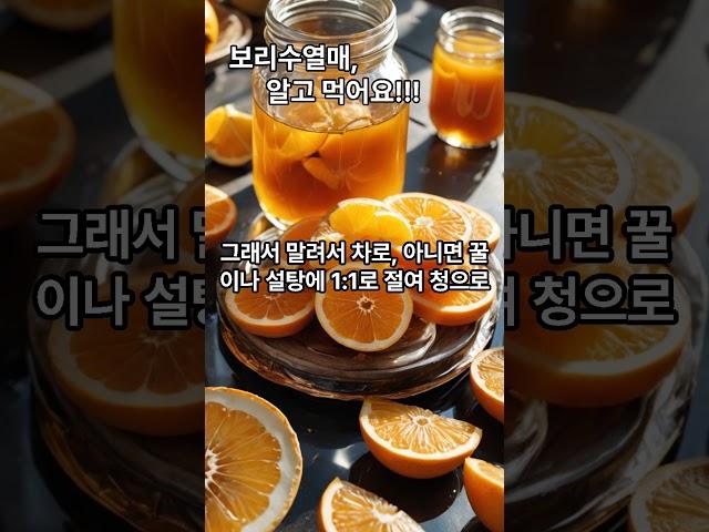 보리수! 알고 먹자구요!