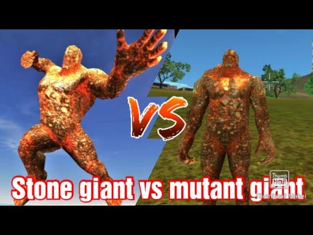 Rope hero vice town mutant giant vs stone giant