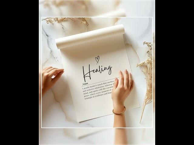 Inspirational Healing Quote Digital Print, Modern Minimalist Wall Art, Home Decor Poster, Instant...