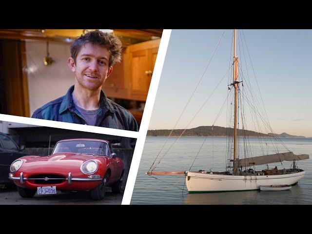 Winter sailing & metalwork (in a Vintage Car Workshop!)