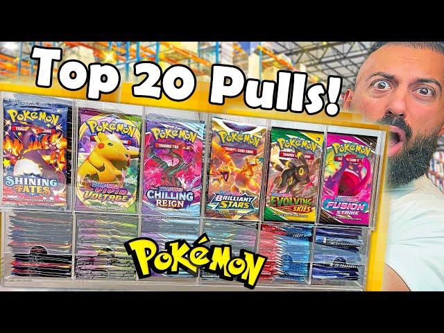 Top 20 Best Pokemon Card Pulls From THIS!