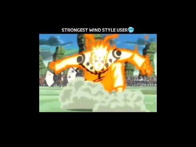 Strongest Wind Style User #naruto #shorts #anime