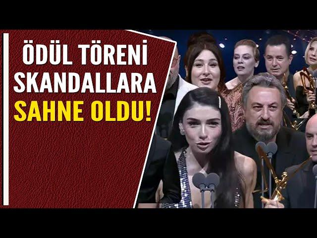 ÖDÜL TÖRENİ SKANDALLARA SAHNE OLDU!