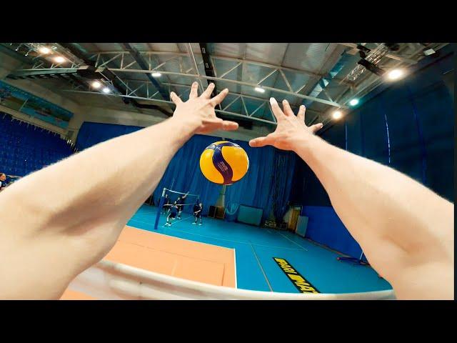 Volleyball first person | Setter - Highlights | Youth Team VC Fakel (POV)