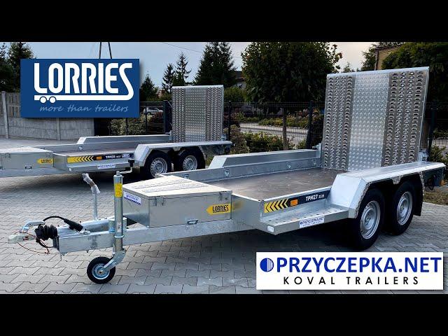 Przyczepa do przewozu koparki, maszyn LORRIES TPM27-3115 | Dealer PRZYCZEPKA.NET Koval Trailers