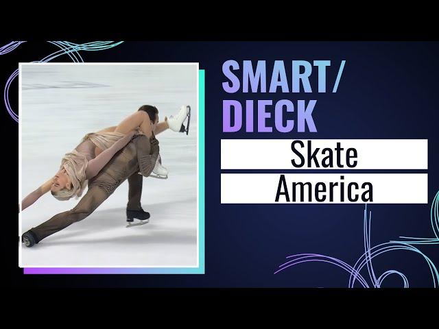 SMART / DIECK (ESP) | Ice Dance Free Dance | Skate America 2024 | #GPFigure