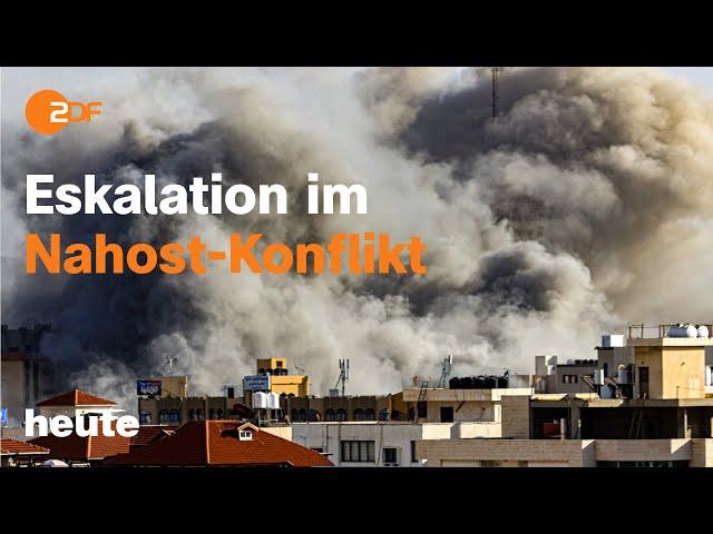 heute 19:00 Uhr vom 07.10.2023 Großangriff auf Israel, Ziele der Hamas, Landtagswahlen (english)